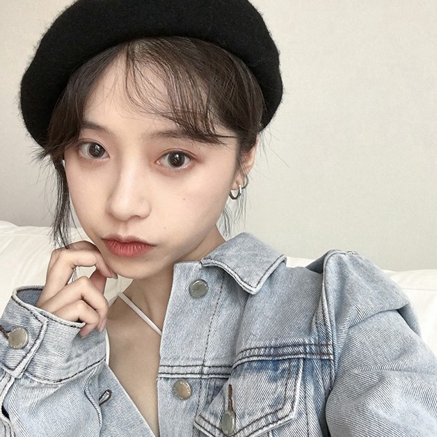 Bông tai xỏ hình tròn màu đen/bạc thời trang Unisex