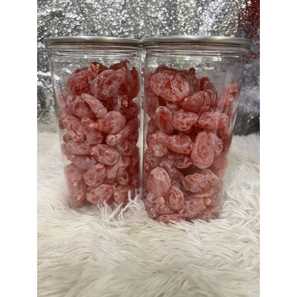 Ô Mai Đào Hồng Đà Lạt hộp 500g  - chua ngọt