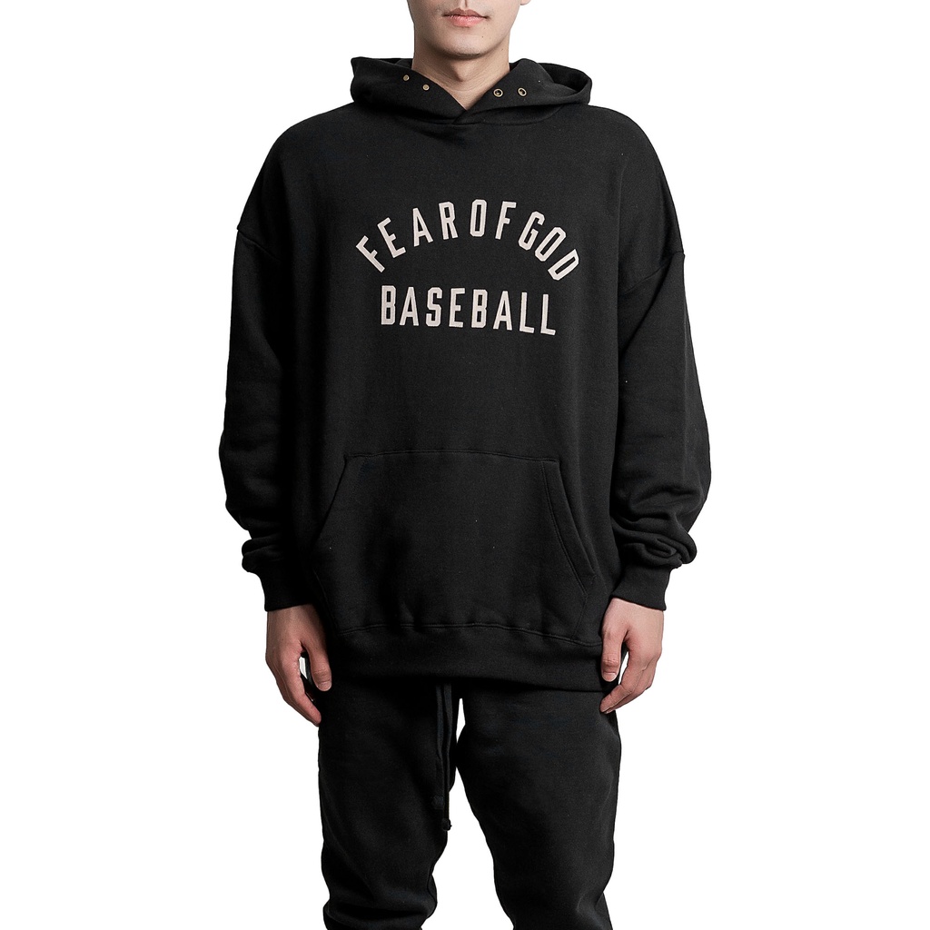 Áo hoodie FEAR OF GOD 7th baseball dài tay unisex TLS nỉ bông oversize form rộng