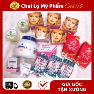 Combo kem Spa trắng nhanh, nguyên liệu, công thức làm kem trộn body trắng da