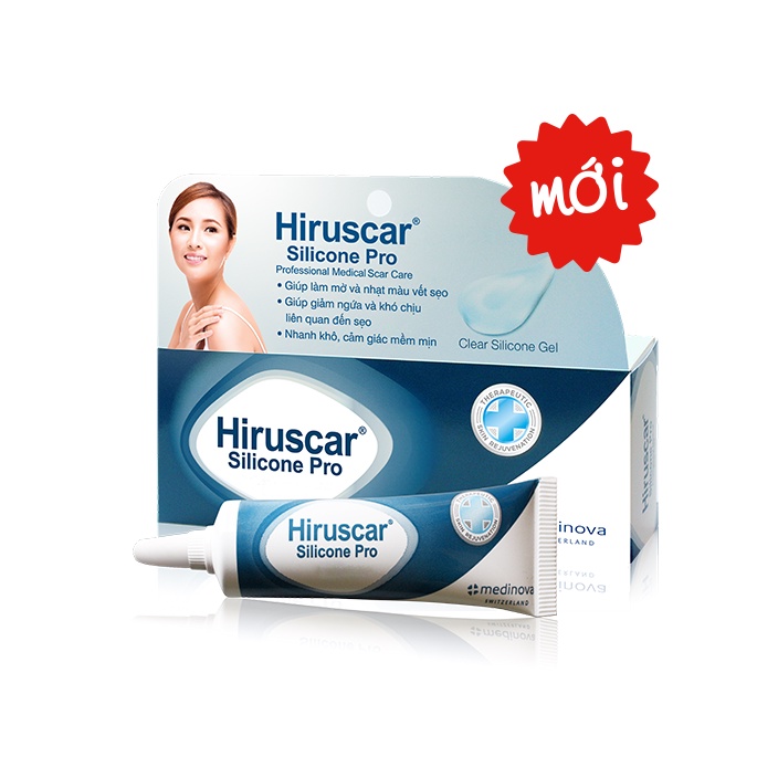 Gel bôi mờ sẹo lồi, sẹo phì đại Dermatix Ultra/ Hiruscar Silicone Pro/ Contractubex/ Sodermix