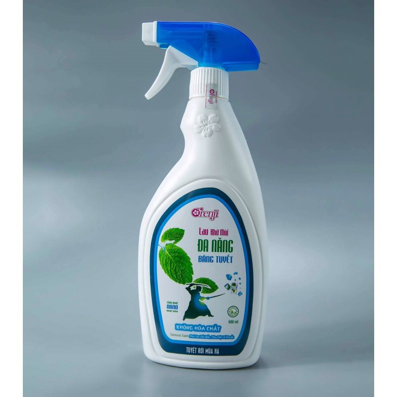 LAU ĐA NĂNG KHỬ MÙI HỮU CƠ TINH DẦU BẠC HÀ 600ML