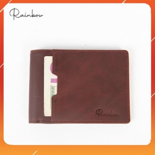 Ví nam da bò sáp nhập khẩu Rainbow W015 kiểu dáng trẻ trung, hiện đại, chống trộm RFID