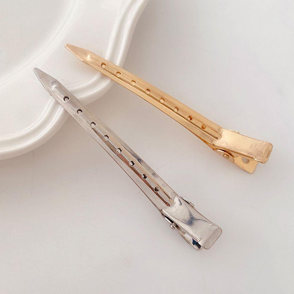 QQMALL Set 5 Kẹp Tóc Mỏ Vịt Bằng Hợp Kim Sáng Tạo Phong Cách Hàn Quốc