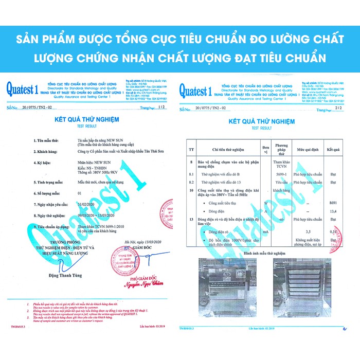 Tủ hấp giò chả 36 kg/mẻ 6 khay bằng điện gas  NEWSUN Việt Nam - Bảo hành 12 tháng