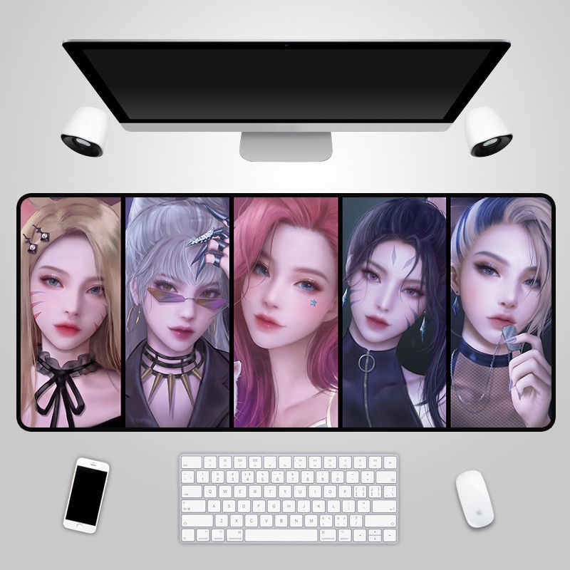 Tấm Lót Chuột Chơi Game Cỡ Lớn Họa Tiết Game Evelyn Kasa lol Chuyên Nghiệp