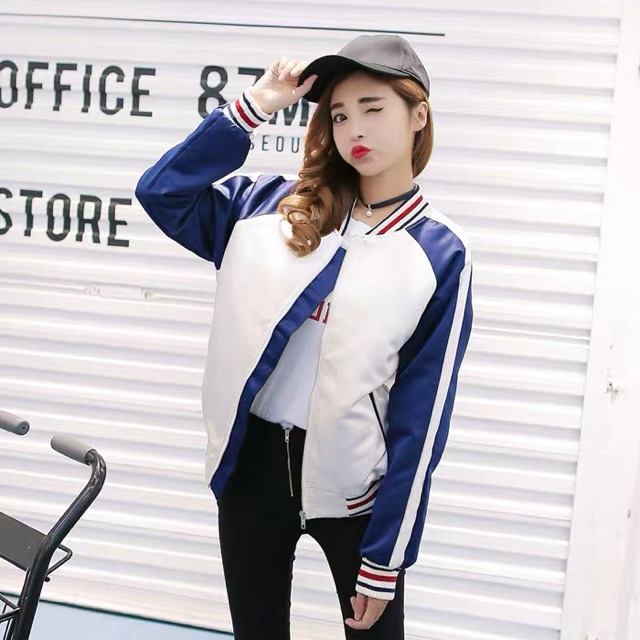 Bomber hồng phối đen | BigBuy360 - bigbuy360.vn