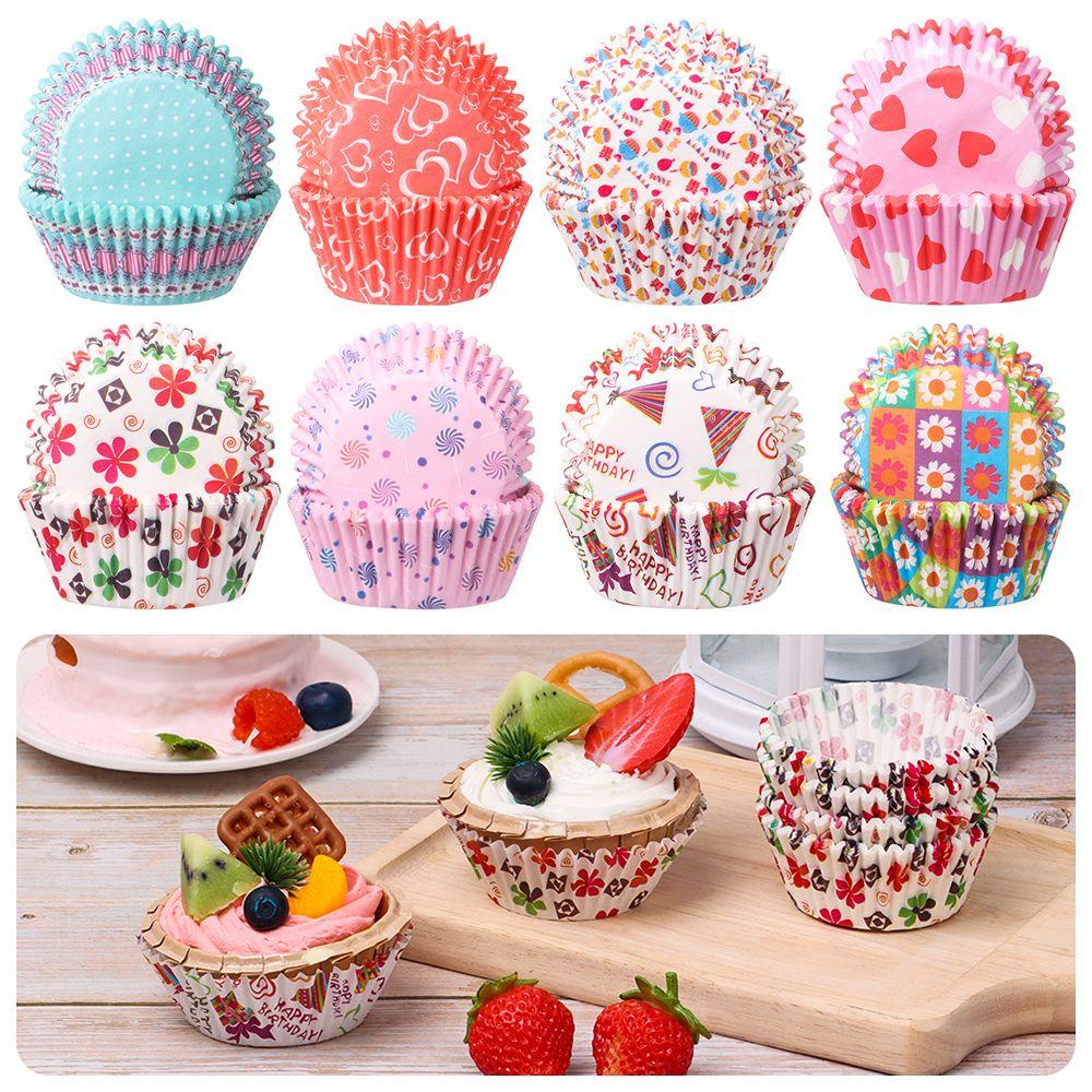 Giá Đỡ Cốc Giấy Chống Dầu Dùng Làm Bánh Muffin Tiện Dụng