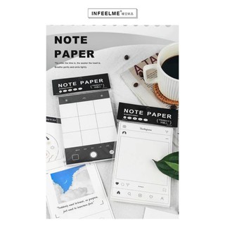 Giấy Note cứng khung phim, màn hình instagram trang trí làm thiệp handmade, ghi chú, trang trí