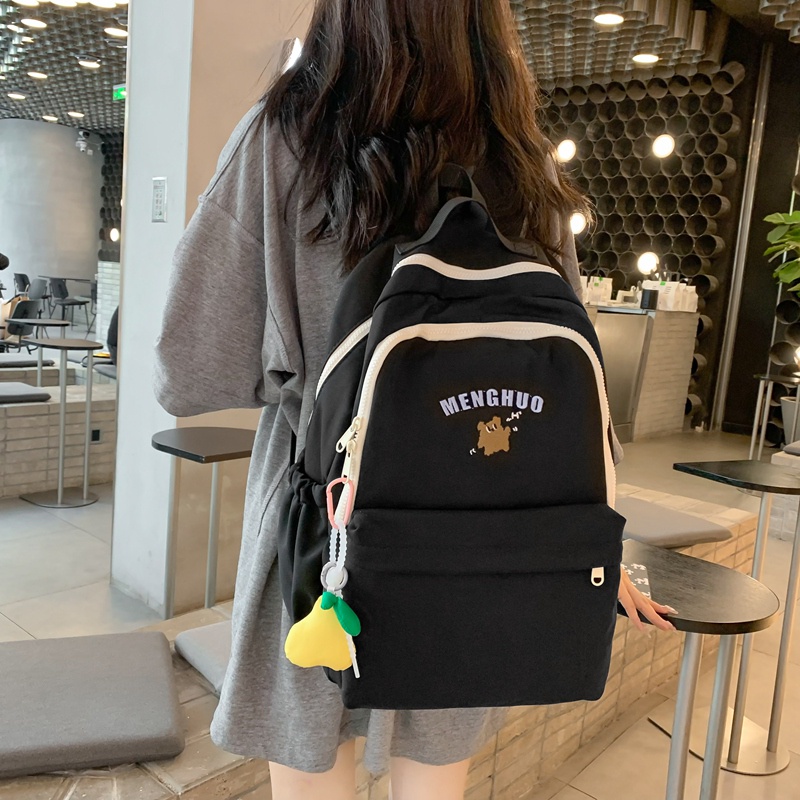 Balo đi học Prettyzys Hàn Quốc sức chứa lớn 14 inch cho cô gái tuổi teen 2022