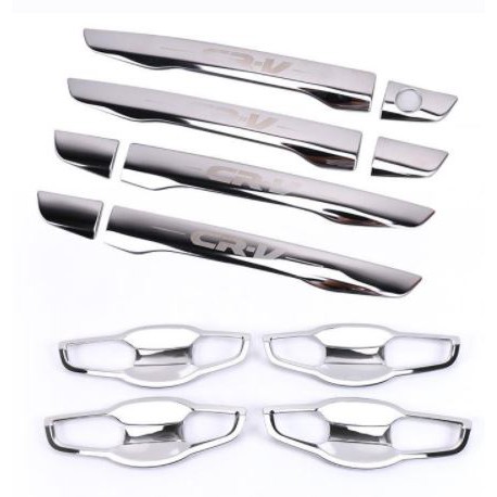 Ốp tay nắm và hõm cửa inox 304 cho Honda CRV 2018-2021