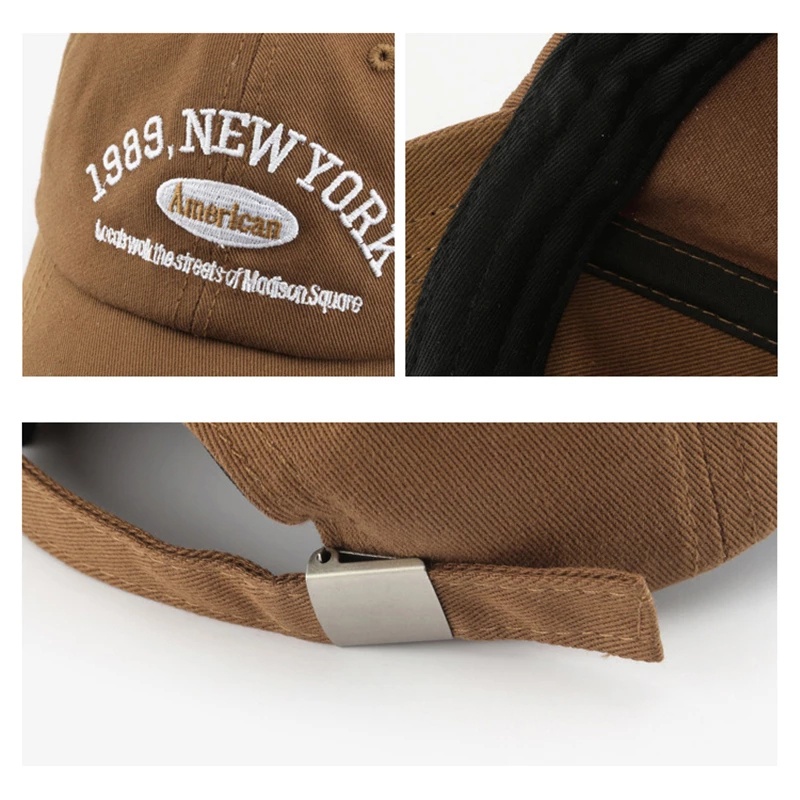 Mũ Lưỡi Trai Thêu Chữ New York Phong Cách Hiphop Cho Nam Và Nữ