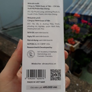 {CHÍNH HÃNG} Serum B5 DrCeutics 10,30,100ml