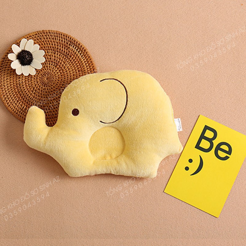 Gối lõm chống méo đầu cho bé sơ sinh hàng cao cấp