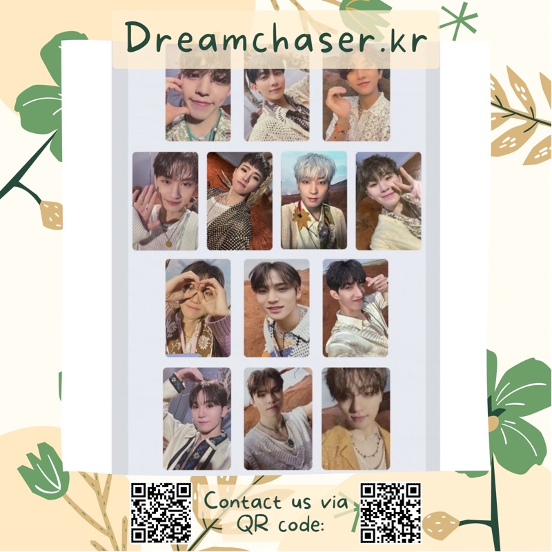 Lẻ quà bo góc photocard POB của Y24- Seventeen Face The Sun