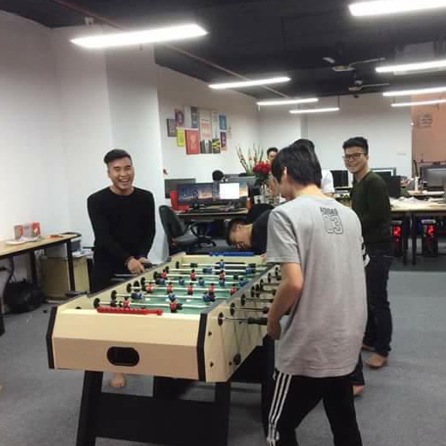 Bàn Bi Lắc Bóng Đá Cỡ Lớn 1,4m Harvard Cream JX 117A Chuẩn Thi Đấu, Banh Bàn Foosball 1m4 Gia Đình Văn Phòng Hanana