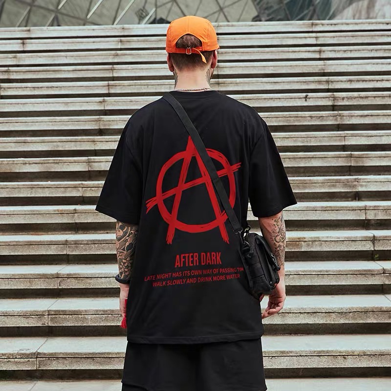 Áo thun tay ngắn dáng rộng thời trang Hàn Quốc cá tính cỡ M-8XL cho nam và nữ