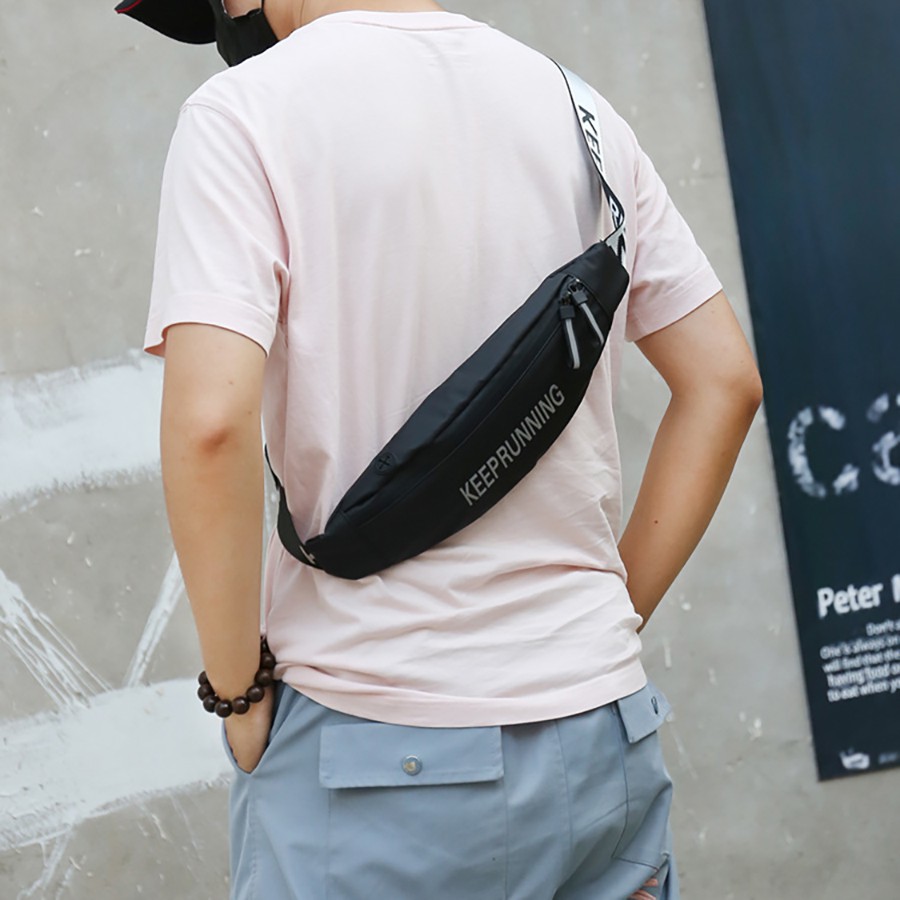 Túi đeo thời trang thể thao, Túi đeo nam nữ eXtreme B401 vải không thấm nước dùng khi chạy bộ, đạp xe, leo núi