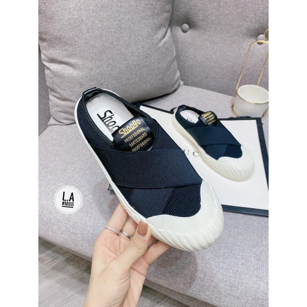 Giày sục chun chéo pha mũi êm mềm dễ đi