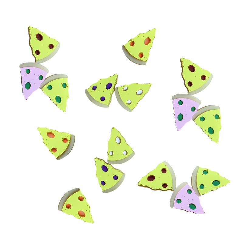 Khuôn Silicone Làm Bánh Pizza Bằng Nhựa Resin