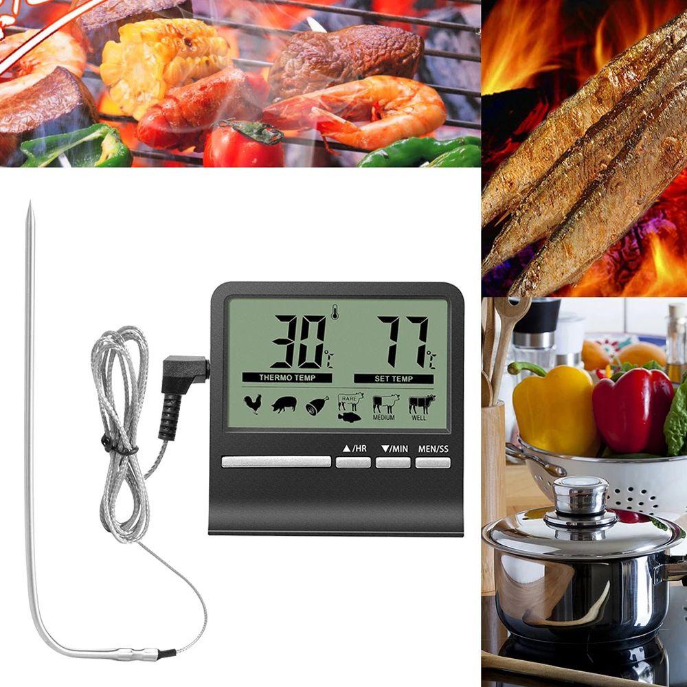Nhiệt Kế Hẹn Giờ Nấu Ăn Ngoài Trời Tiện Dụng