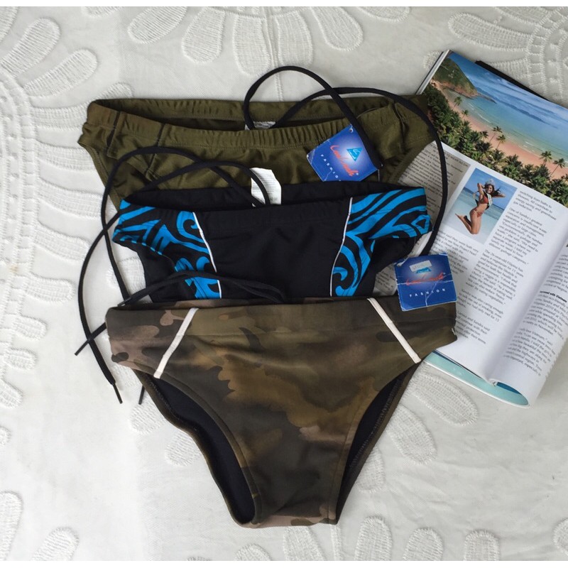 [BIG SIZE ĐẾN 100KG] Quần Bơi Nam Tam Giác Laha Chạy Sọc Chỉ Và Hoạ Tiết Size M-3XL - Lucky Girl shop | BigBuy360 - bigbuy360.vn