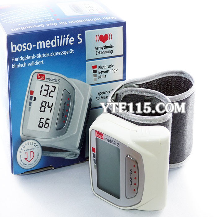 MÁY ĐO HUYẾT ÁP CỔ TAY BOSO MEDILIFE S