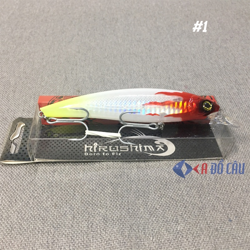 Mồi giả Samurai Hirushima câu gành biển, cá Nhồng, Hồng, Mú chạy cá Thu