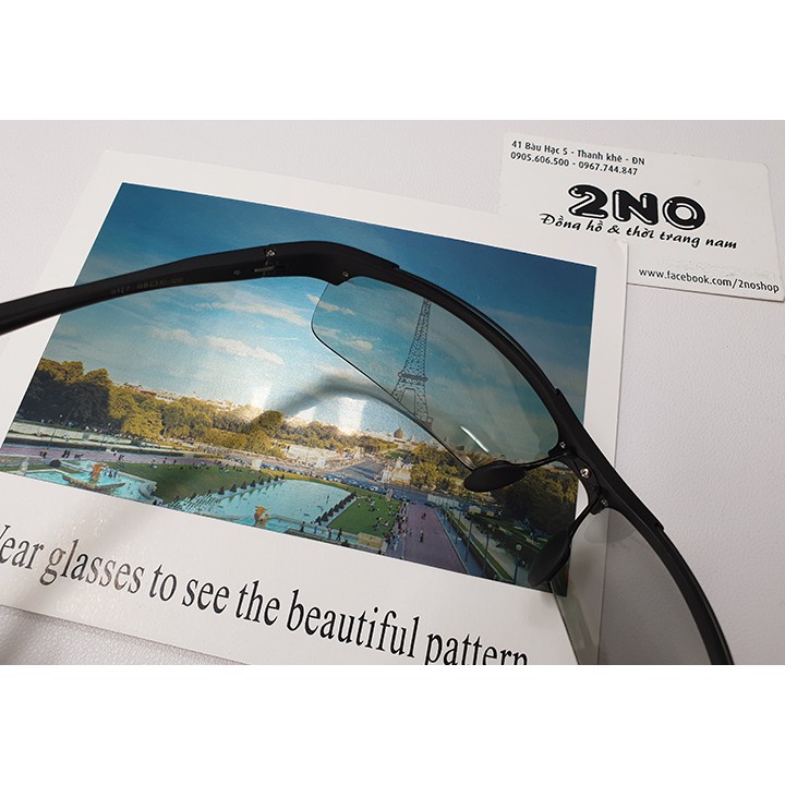 Giấy test mắt kính phân cực chống chói polarized khổ lớn 10cm x15cm - GIẤY TEST 10x15