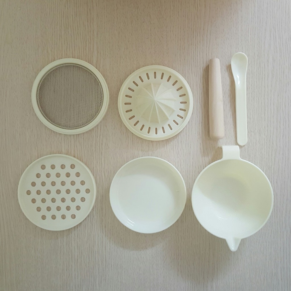 Bộ chế biến đồ ăn dặm 7 chi tiết kiểu nhật cho bé