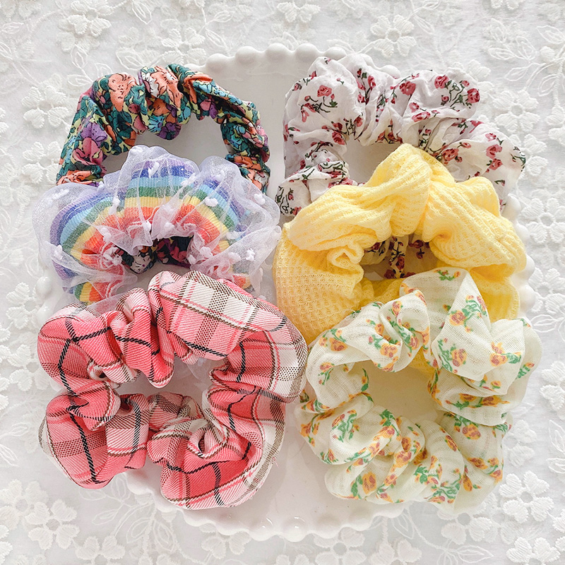 Dây buộc tóc đuôi ngựa phong cách Hàn Quốc dành cho nữ