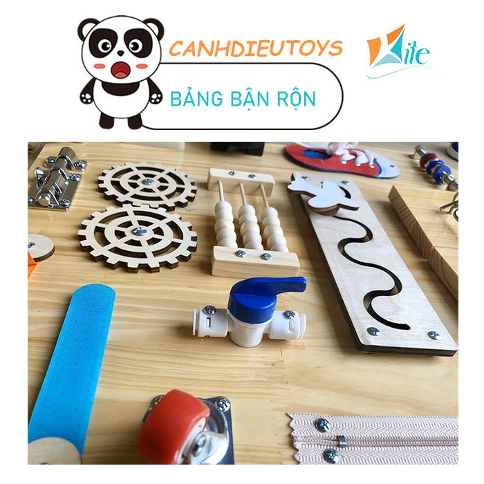 Bảng bận rộn hình ngôi nhà, chất liệu cao cấp, thiết kế sinh động, màu sắc tươi sáng, phát triển vận động tinh