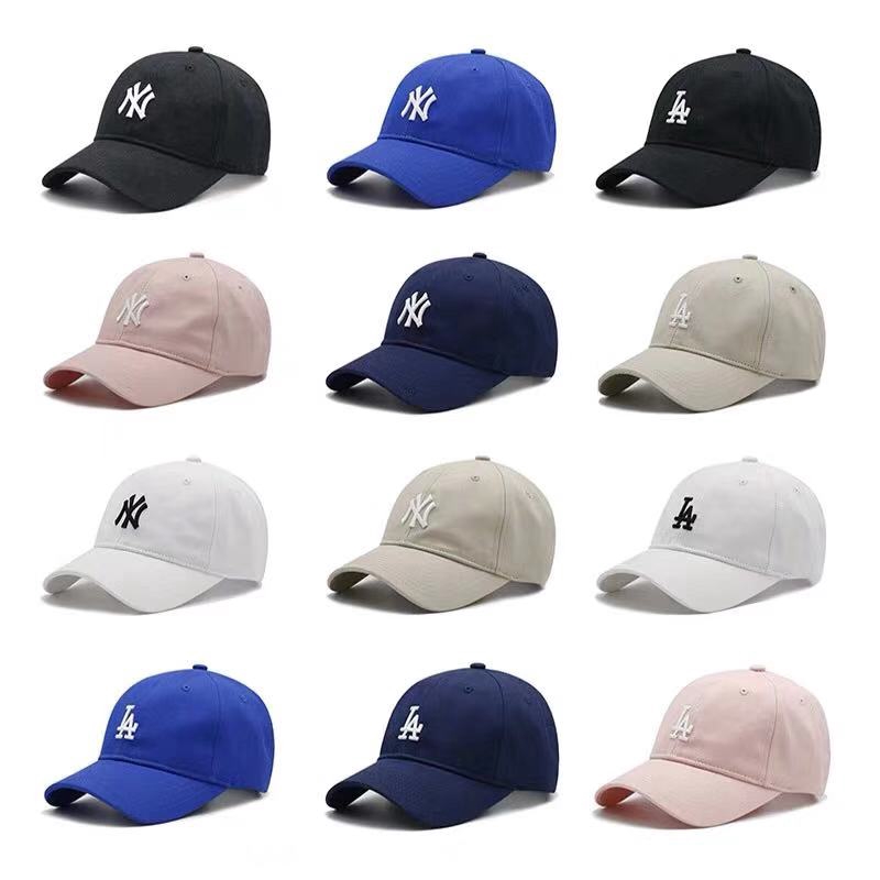 Mũ lưỡi trai thêu logo NY/LA cá tính