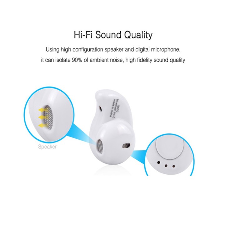 [GIÁ RẺ SỐ 1] Tai nghe bluetooth MINI hạt đậu S530 siêu nhỏ Sành Điệu Pin Trâu Nghe Hay giá rẻ nhất thị trường