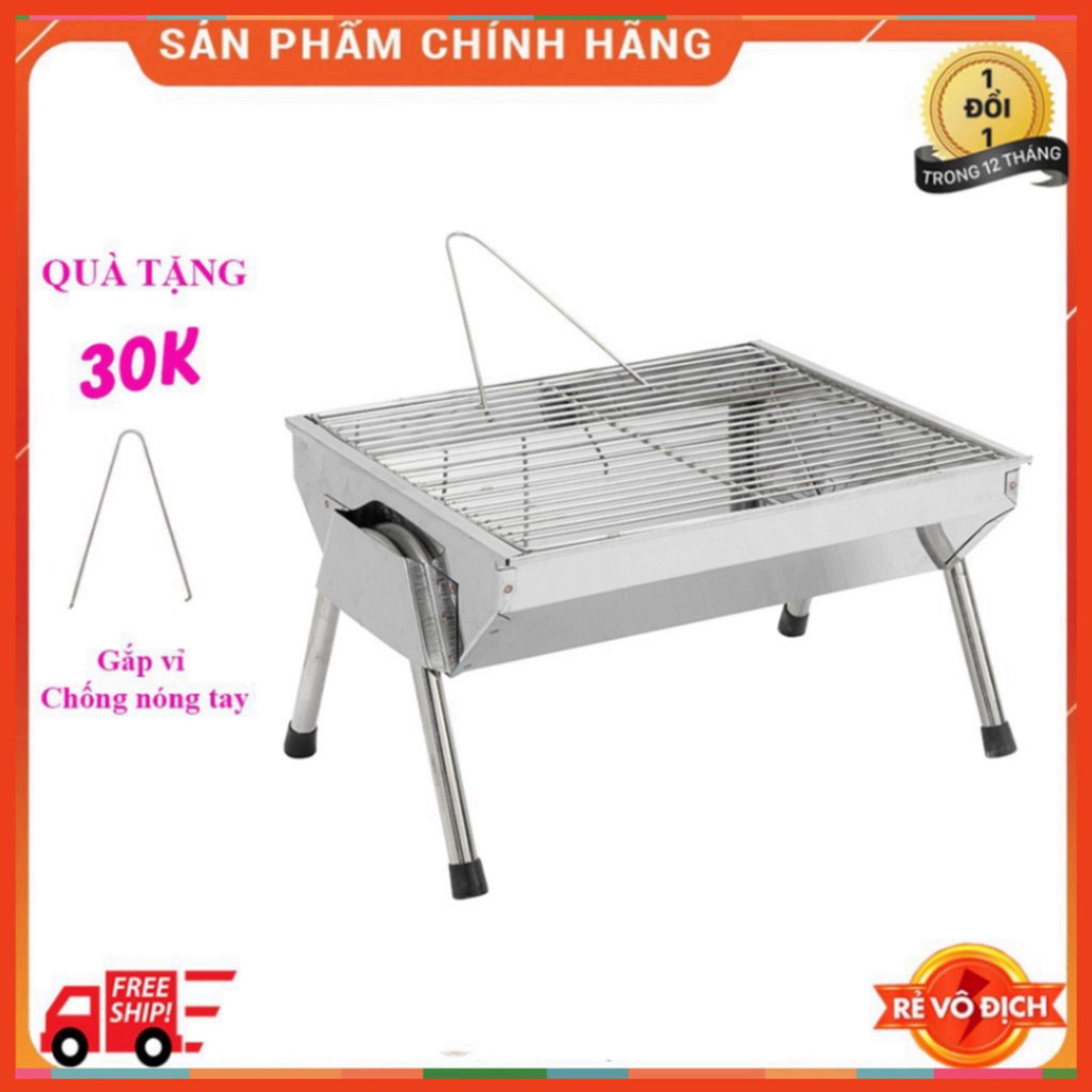 Lò nướng than TopV VIS, bếp nướng than hoa ngoài trời, than không khói, nướng thịt