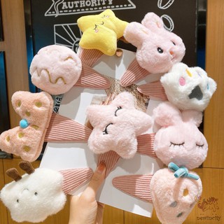 Kẹp tóc trang trí hình hoạt hình xinh xắn phong cách Hàn Quốc dành cho bé gái