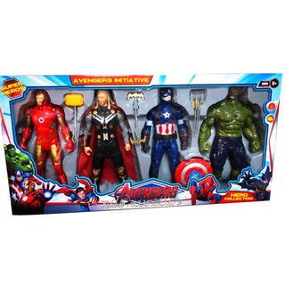 Biệt đội siêu anh hùng Mô hình siêu nhân mới nhất Marvel 💝 Bộ 4 Biệt Đội Siêu Anh Hùng Avenger
