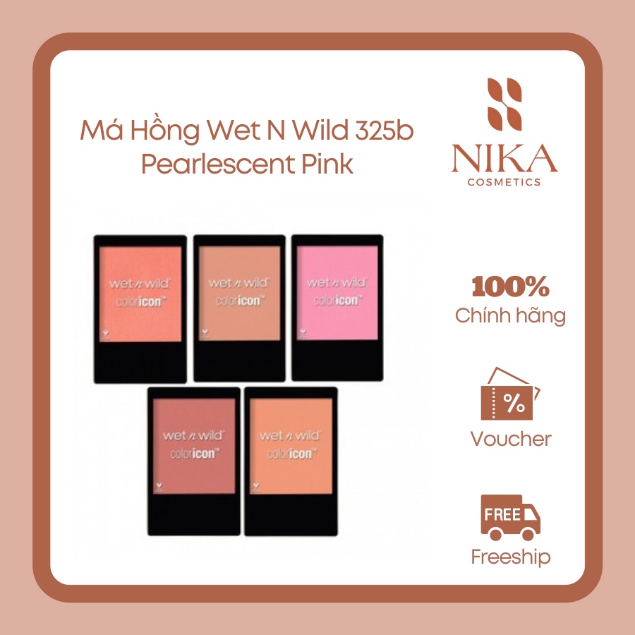 MÁ HỒNG WET N WILD 325B PEARLESCENT PINK