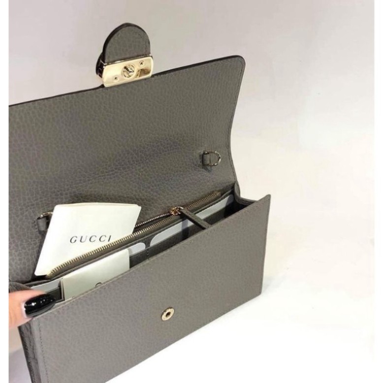 Túi xách nữ G C woc trắng da thật 5 màu -size 19cm fullbox hãng