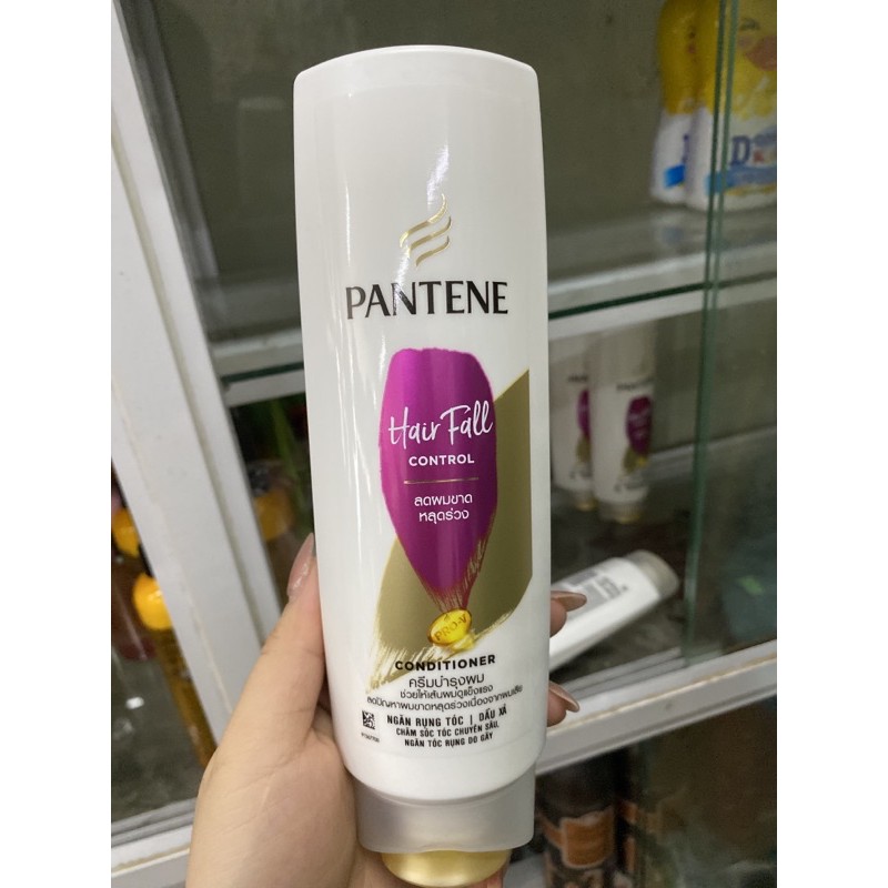 [ Mẫu mới ] Dầu xả Pantene hair fall Ngăn rụng tóc 300ml ( mầu hồng )