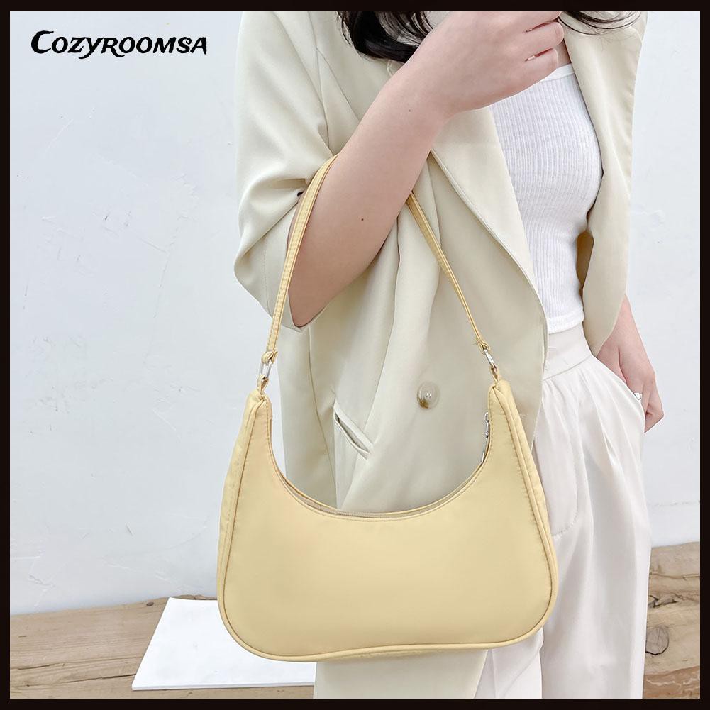 Thời Trang Túi Đeo Vai Màu Trơn Cho Nữ