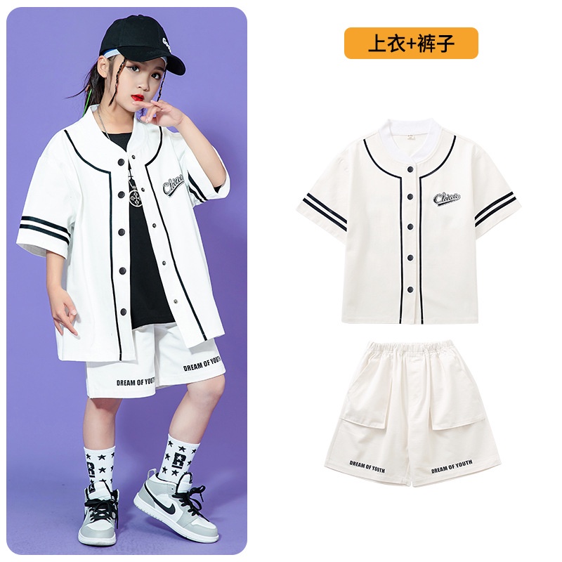 1 Bộ Trang Phục Nhảy Hip-Hop Đường Phố Mùa Hè Cho Bé A3