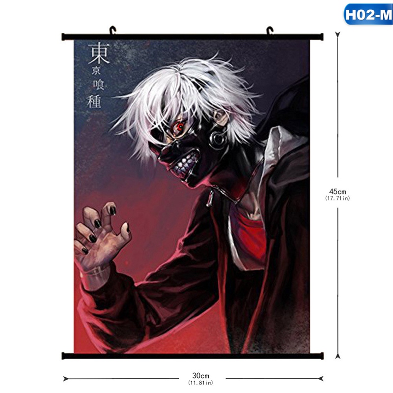 Poster treo tường họa tiết hoạt hình anime Nhật Bản Tokyo Ghoul Ken