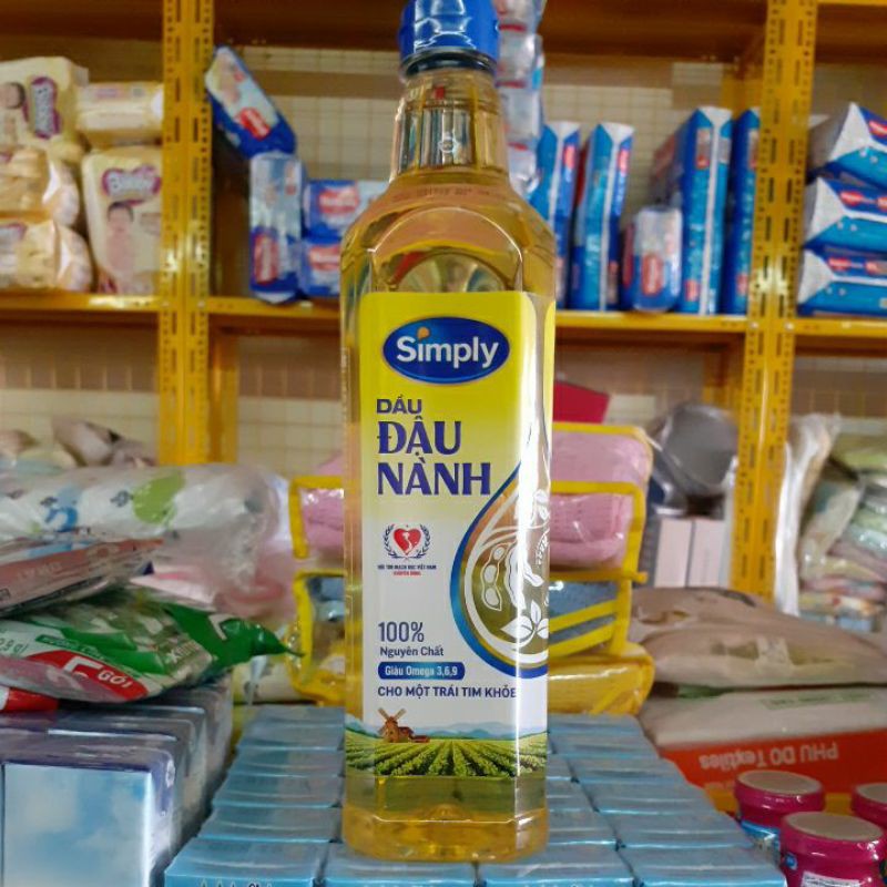 dầu ăn đậu nành simply 1 lít