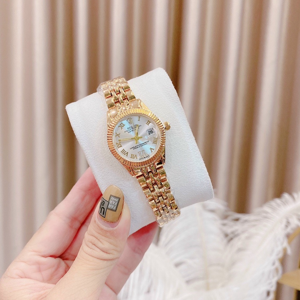 Đồng hồ nữ Rolex, dây thép không girm hàng full box, thẻ bảo hành 12 tháng - Dongho.rolex | BigBuy360 - bigbuy360.vn