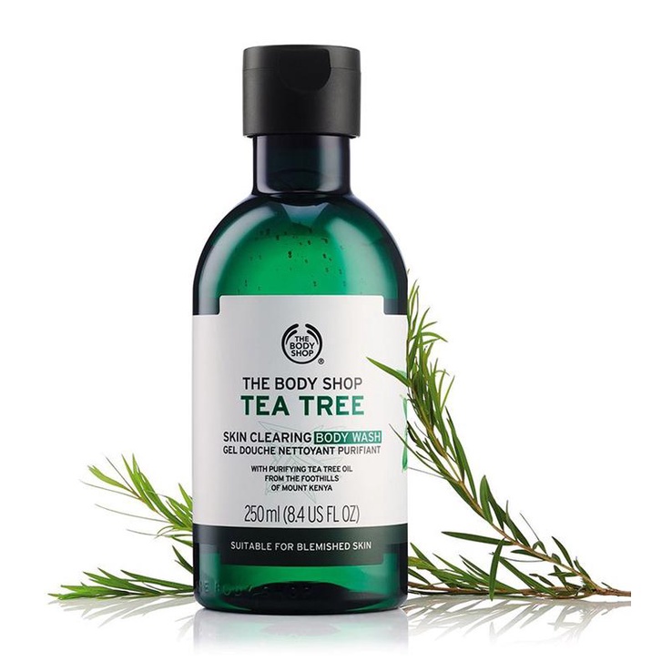 Sữa Tắm Tea Tree The Body Shop 250ml Dành Cho Mun Lưng 250ml