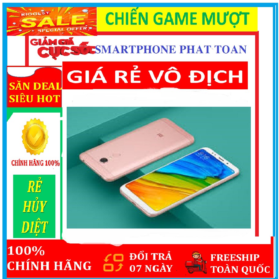 điện thoại Xiaomi Redmi Note 5 Pro 2sim ram 3G/32G mới Fullbox, chơi Game mượt . MÀU XANH NGỌC