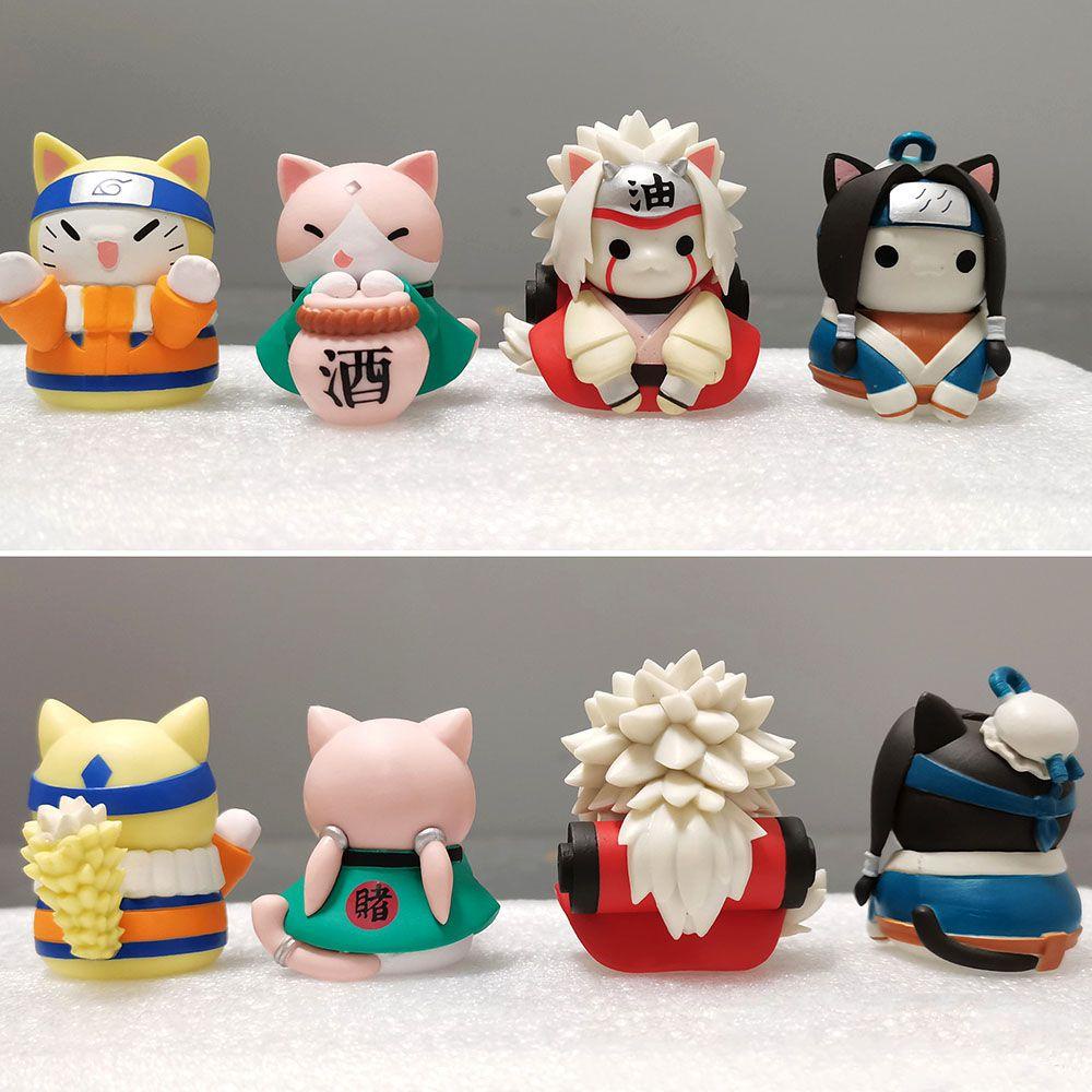 DARNELL Set 8 Mô Hình Nhân Vật Phim Hoạt Hình Naruto