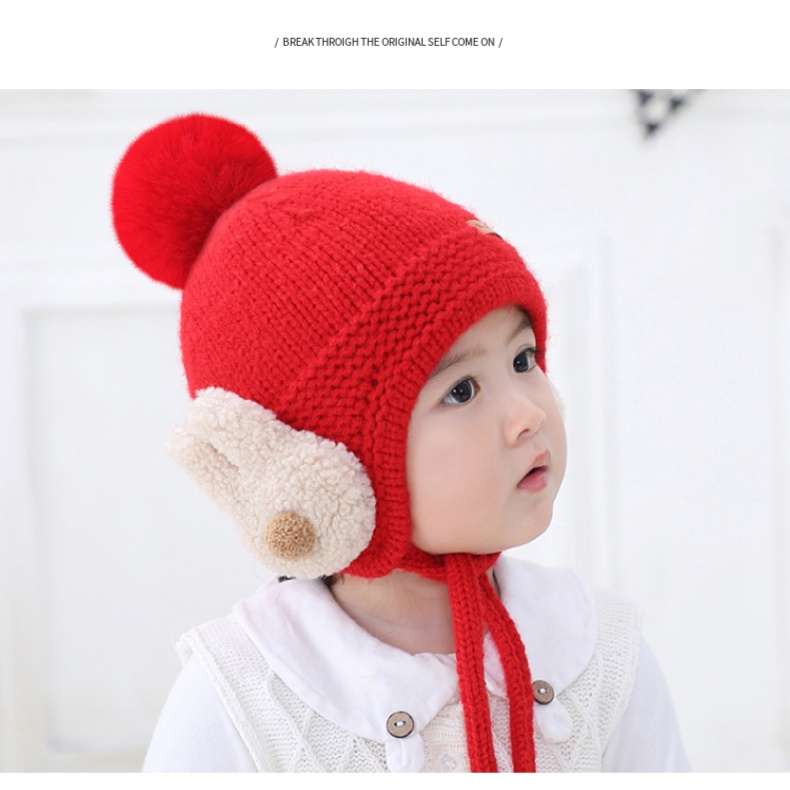 G97-LEN51 SET GIÀY BOOT TRÁI TIM- NÓN LEN THỎ ÔM TAI NOEL CHO BÉ CỦA  MAMAOI- THỜI TRANG CHO BÉ