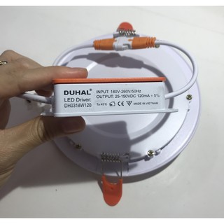 KDGT509 - Đèn panel tròn âm trần siêu mỏng Duhal 9W